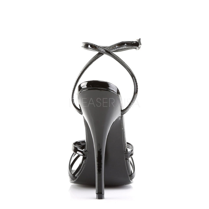SS-DOMINA-108 Sandal | Black Patent-Footwear-Pleaser Brand-Black-12-Patent-SEXYSHOES.COM