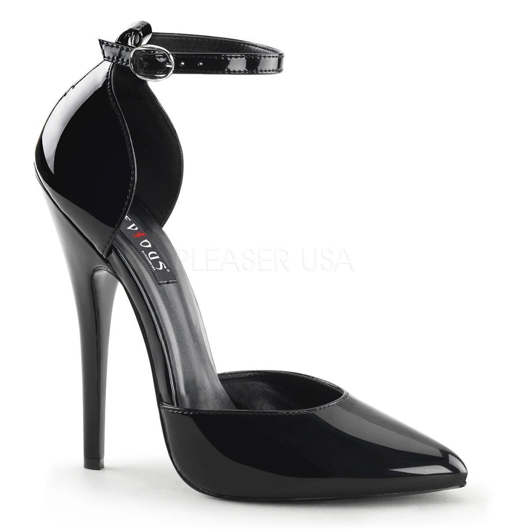 SS-DOMINA-402 Pump | Black Patent-Footwear-Pleaser Brand-Black-9-Patent-SEXYSHOES.COM