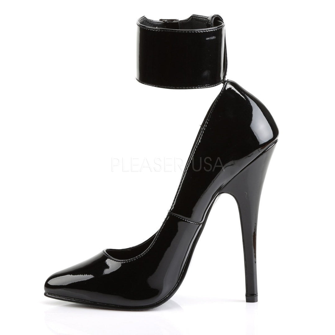 SS-DOMINA-434 Pump | Black Patent-footwear-Pleaser Brand-Black-14-Patent-SEXYSHOES.COM
