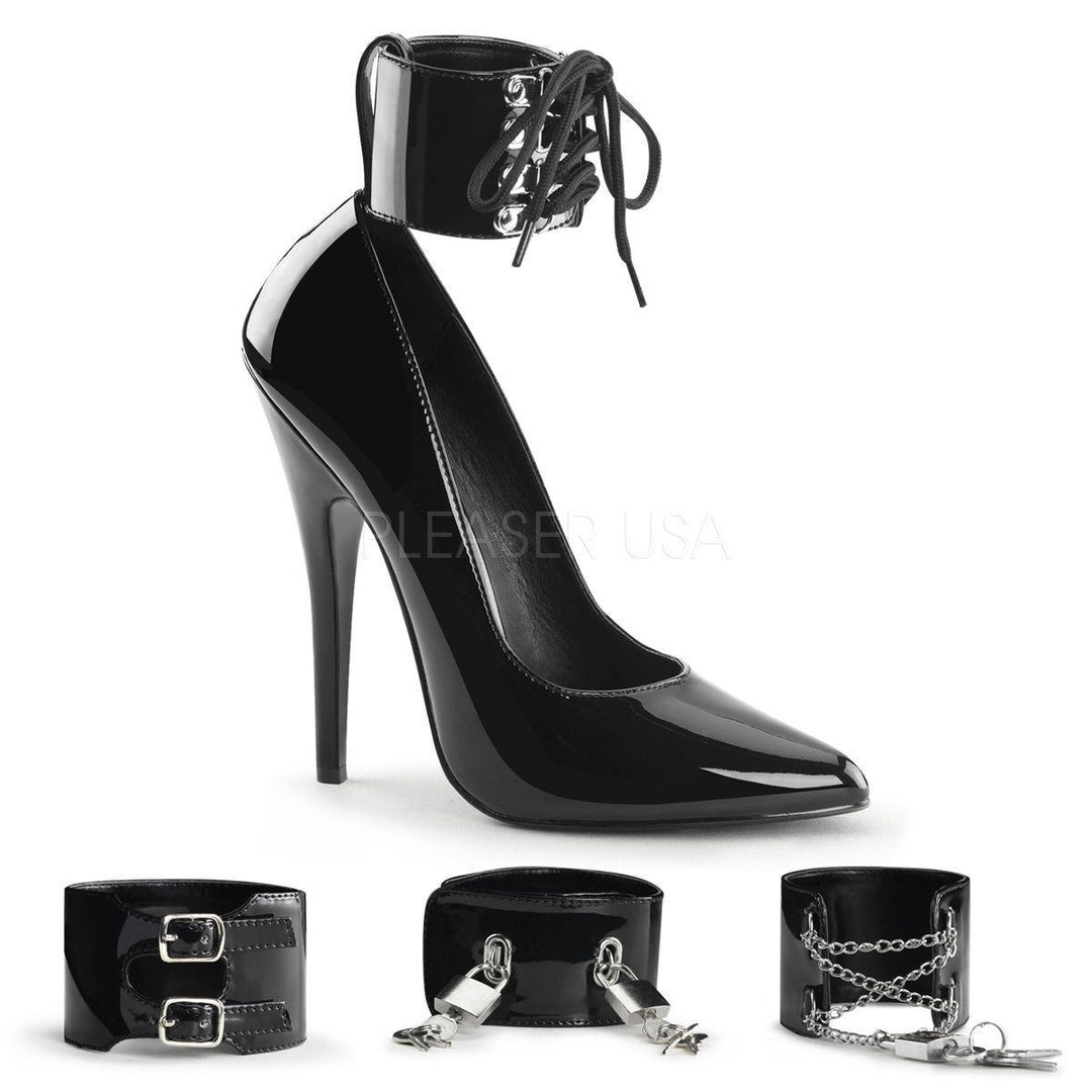 SS-DOMINA-434 Pump | Black Patent-footwear-Pleaser Brand-Black-14-Patent-SEXYSHOES.COM