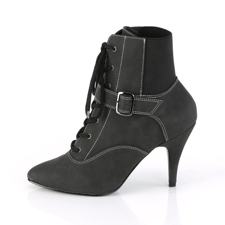 SS-DREAM-1022 Ankle Boot | Black Faux Leather-Footwear-Pleaser Brand-Black-13-Faux Leather-SEXYSHOES.COM