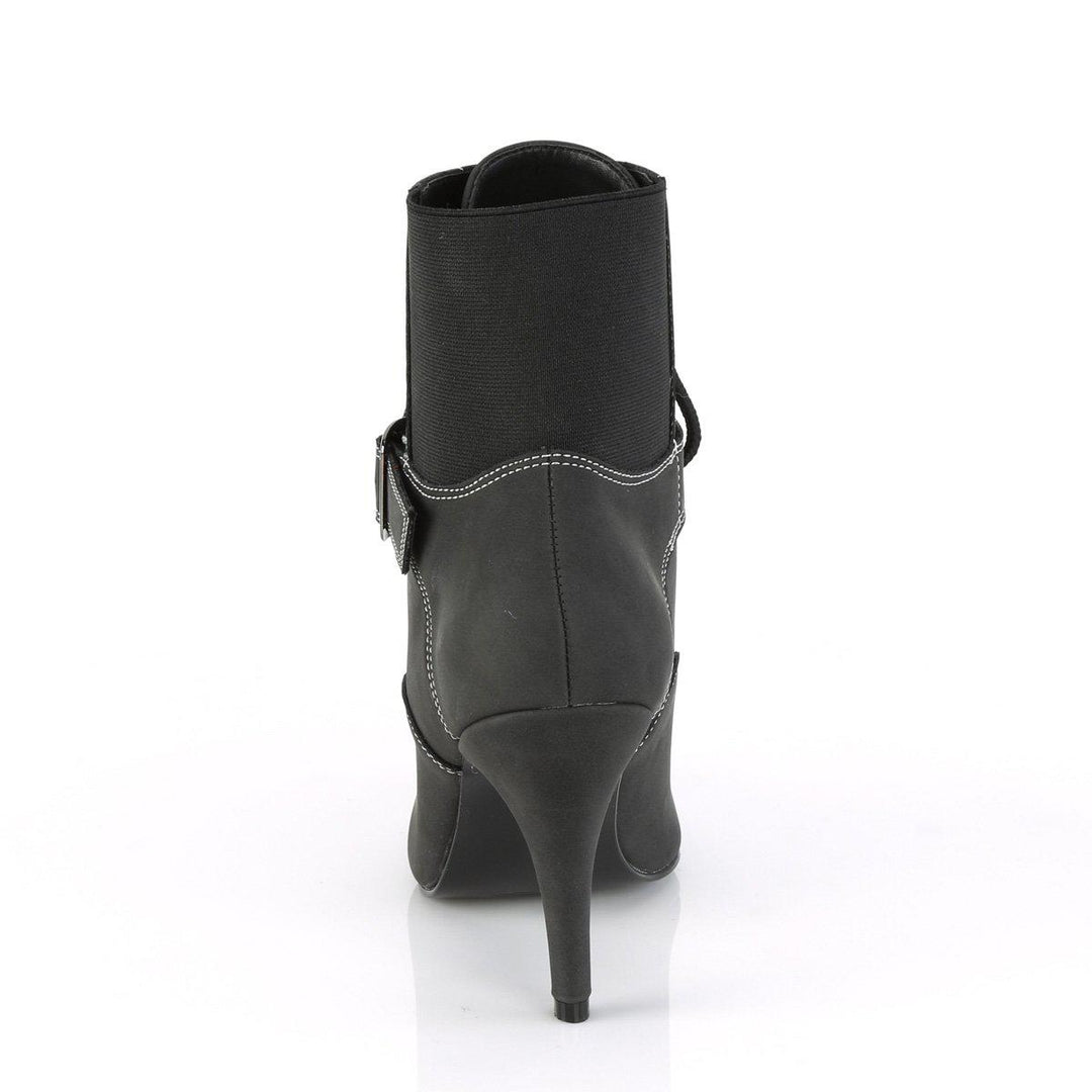 SS-DREAM-1022 Ankle Boot | Black Faux Leather-Footwear-Pleaser Brand-Black-13-Faux Leather-SEXYSHOES.COM