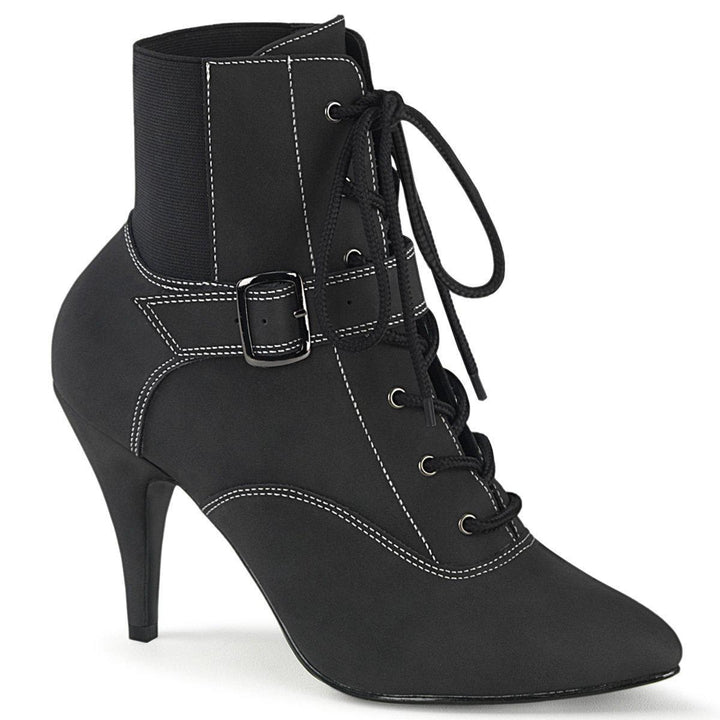 SS-DREAM-1022 Ankle Boot | Black Faux Leather-Footwear-Pleaser Brand-Black-13-Faux Leather-SEXYSHOES.COM