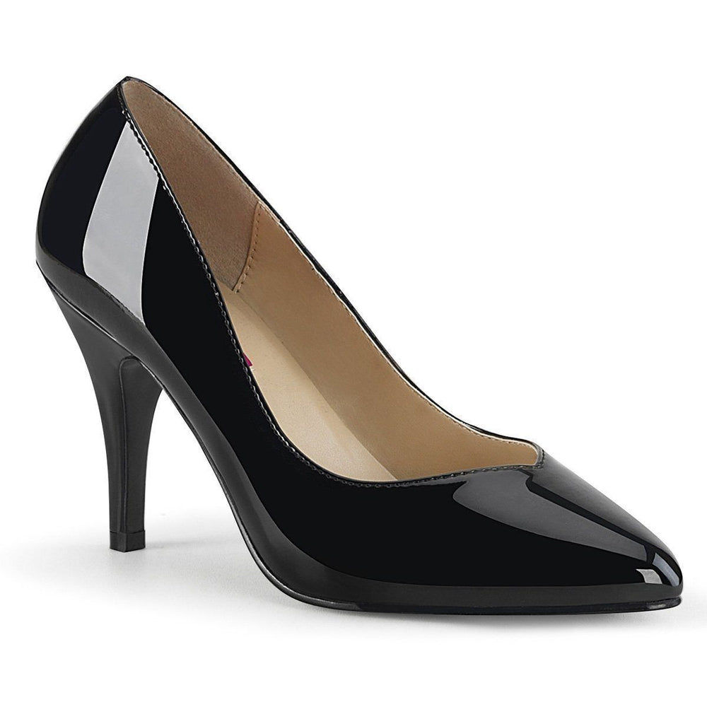 SS-DREAM-420W Wide Width Pump | Black Patent-Footwear-Pleaser Brand-Black-8-Patent-SEXYSHOES.COM