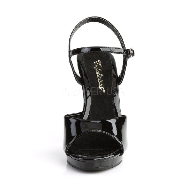 SS-FLAIR-409 Sandal | Black Patent-Final Sale-SEXYSHOES.COM