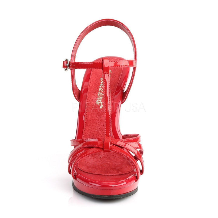 SS-FLAIR-420 Sandal | Red Patent-Footwear-Pleaser Brand-Red-7-Patent-SEXYSHOES.COM