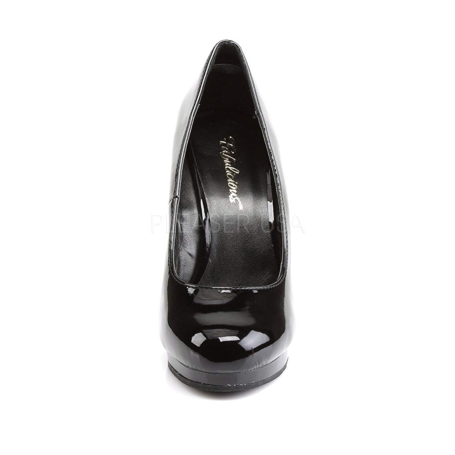 Pleaser Brand SS FLAIR 480 Pump in Black Patent
