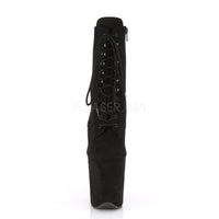 Pleaser Brand SS FLAMINGO 1020FS Platform Ankle Boot in Black Faux Leather