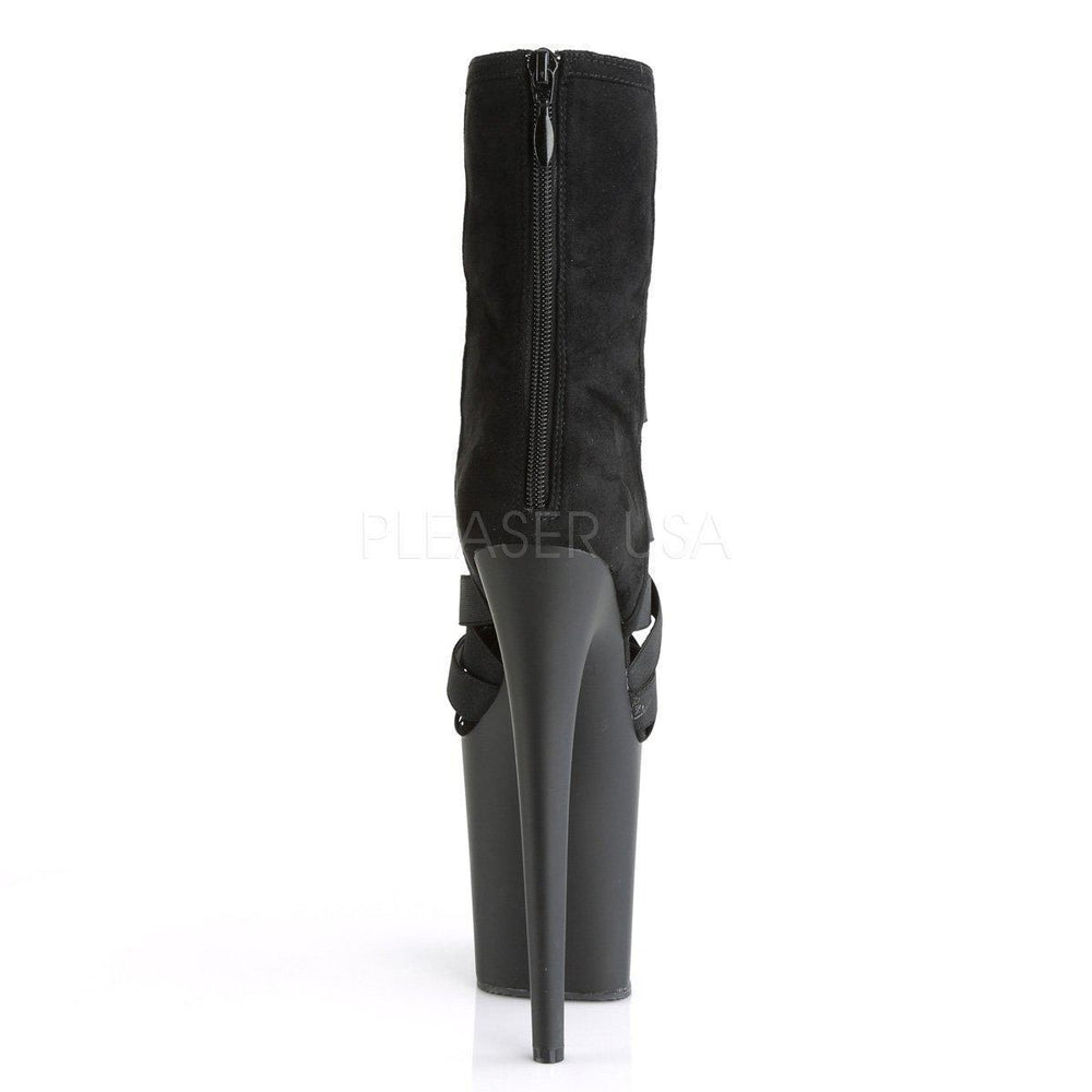 SS-FLAMINGO-800-24 Platform Sandal | Black Lycra-Footwear-Pleaser Brand-Black-5-Lycra-SEXYSHOES.COM