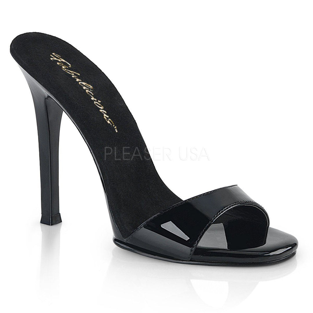 SS-GALA-01S Slide | Black Patent-Footwear-Pleaser Brand-Black-7-Patent-SEXYSHOES.COM