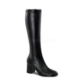 SS-GOGO-300  | Black Faux Leather