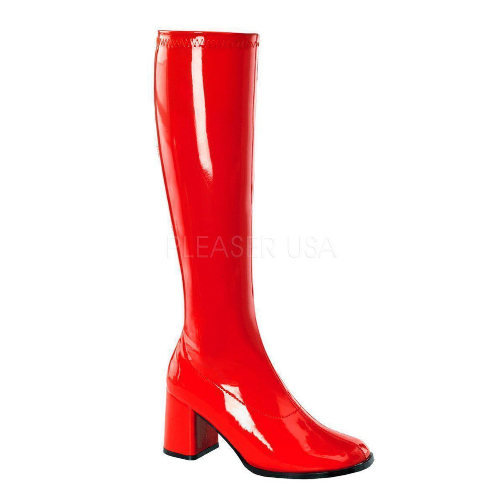 SS-GOGO-300 | Red Patent-Final Sale-Knee Boots-SEXYSHOES.COM