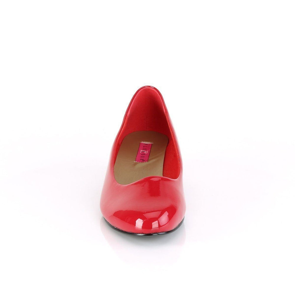 SS-GWEN-01 Pump | Red Patent-Grab Bag Deals-Pleaser Pink Label-Red-12-Patent-SEXYSHOES.COM