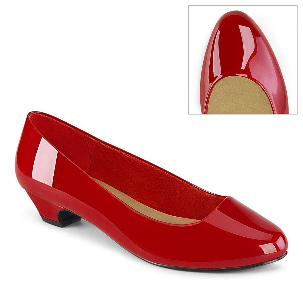 SS-GWEN-01 Pump | Red Patent-Grab Bag Deals-Pleaser Pink Label-Red-12-Patent-SEXYSHOES.COM