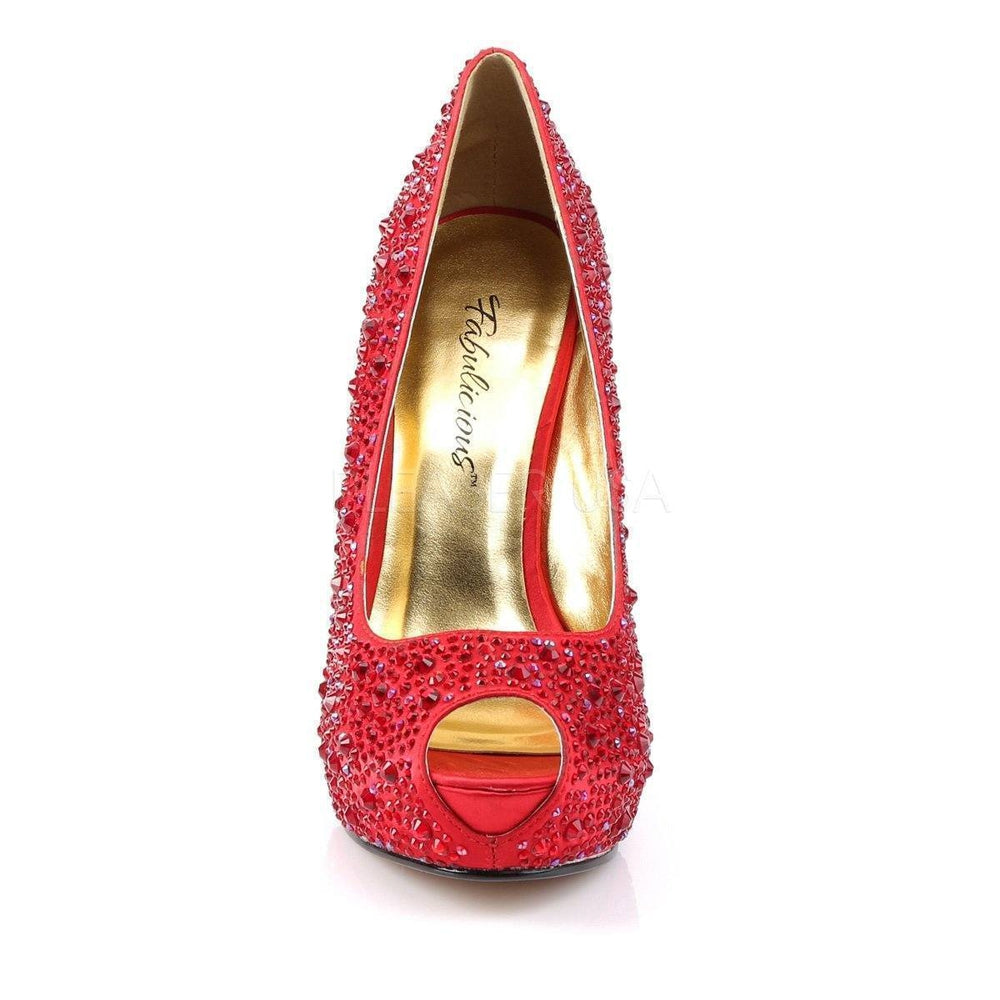SS-ISABELLE-18 Pump | Red Genuine Satin-Grab Bag Deals-Pleaser Brand-Red-9-Satin-SEXYSHOES.COM