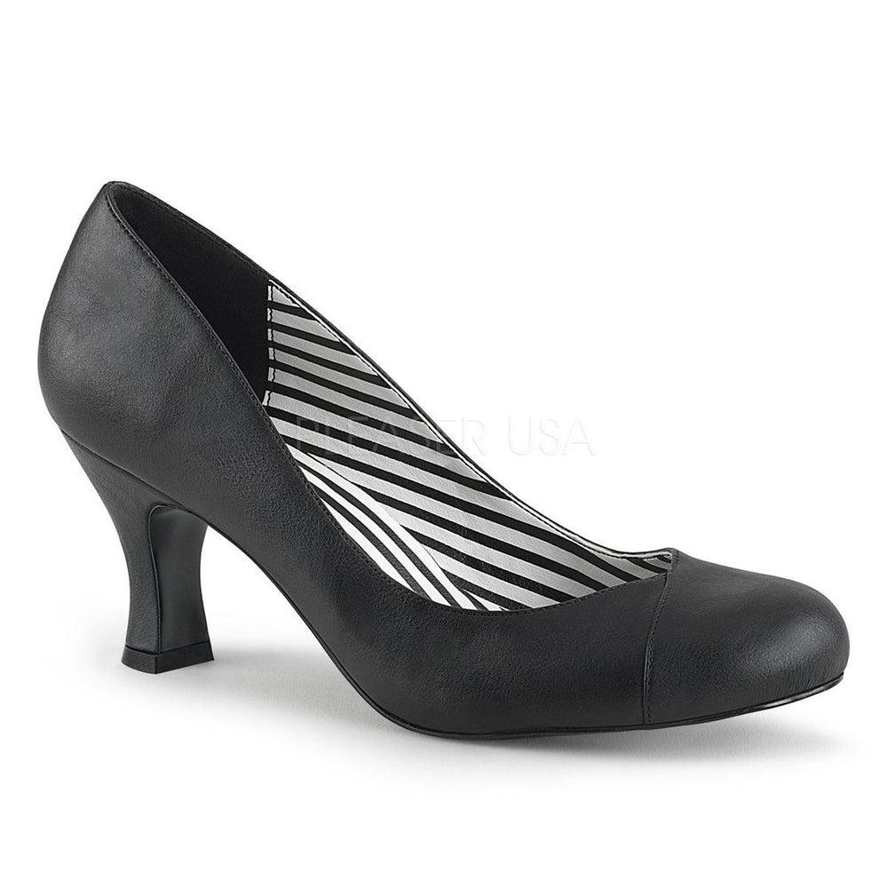 SS-JENNA-01 Pump | Black Faux Leather-Footwear-Pleaser Brand-Black-13-Faux Leather-SEXYSHOES.COM
