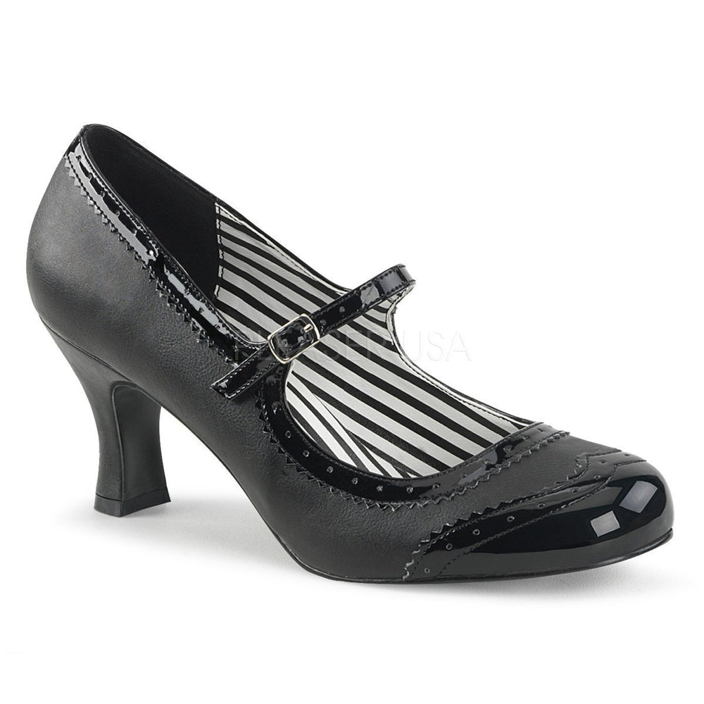 SS-JENNA-06 Pump | Black Patent-Footwear-Pleaser Brand-Black-13-Patent-SEXYSHOES.COM
