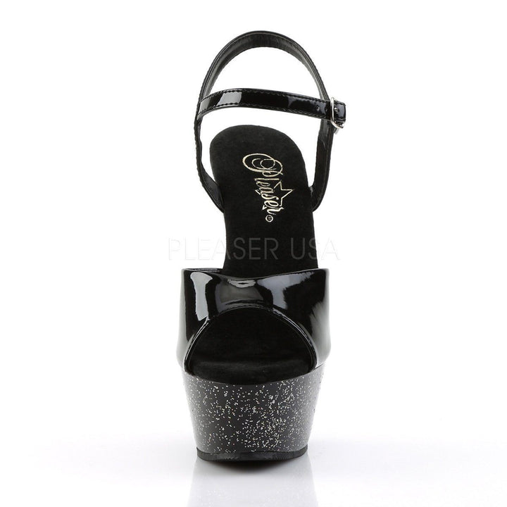 SS-KISS-209MG Platform Sandal | Black Patent-Footwear-Pleaser Brand-Black-6-Patent-SEXYSHOES.COM