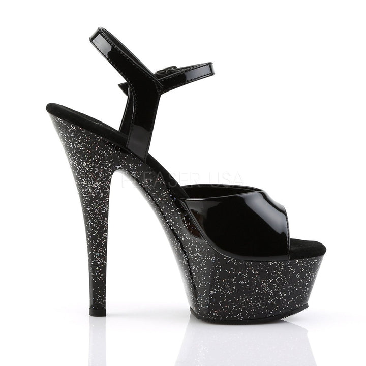 SS-KISS-209MG Platform Sandal | Black Patent-Footwear-Pleaser Brand-Black-6-Patent-SEXYSHOES.COM