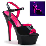SS-KISS-209TT Platform Sandal | Black Patent
