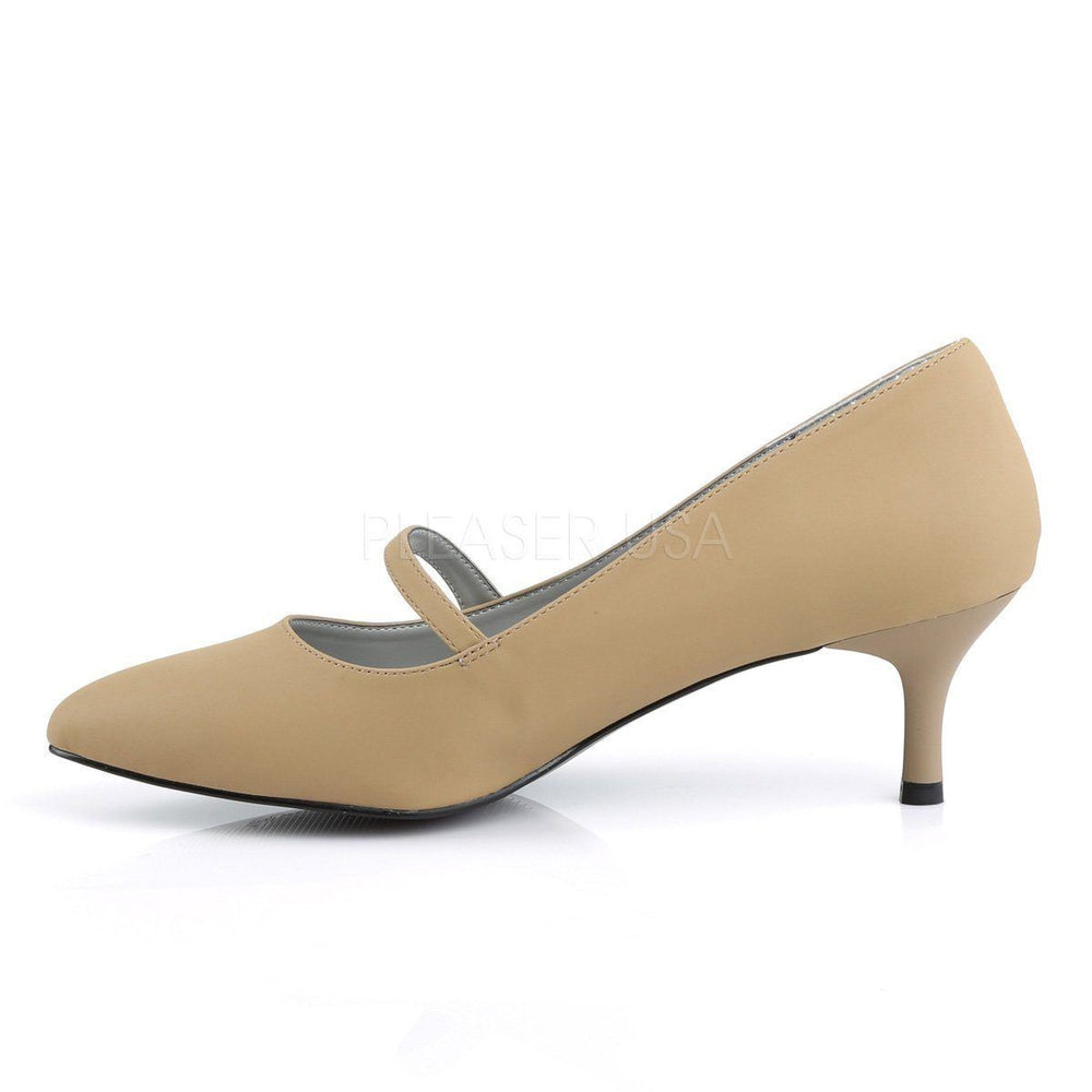 SS-KITTEN-03 Pump | Taupe Faux Leather-Footwear-Pleaser Brand-Taupe-15-Faux Leather-SEXYSHOES.COM