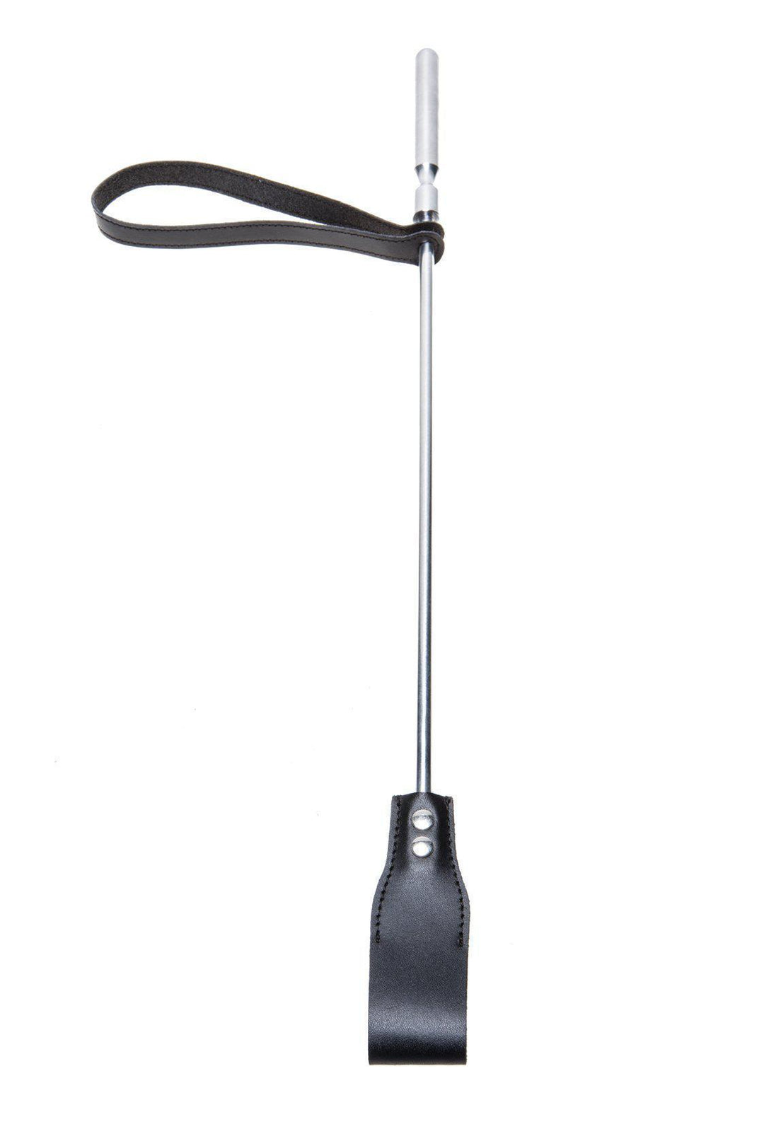 SS-Leather Crop With Metal Handle-Accessories-Xgen Brand-Black-O/S-SEXYSHOES.COM