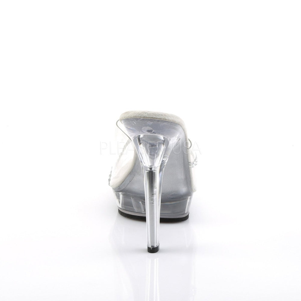 SS-LIP-101R Platform Slide | Clear Vinyl-Footwear-Pleaser Brand-Clear-7-Vinyl-SEXYSHOES.COM