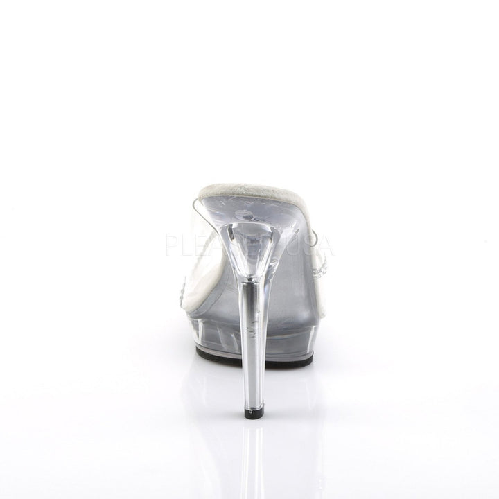 SS-LIP-101R Platform Slide | Clear Vinyl-Footwear-Pleaser Brand-Clear-7-Vinyl-SEXYSHOES.COM