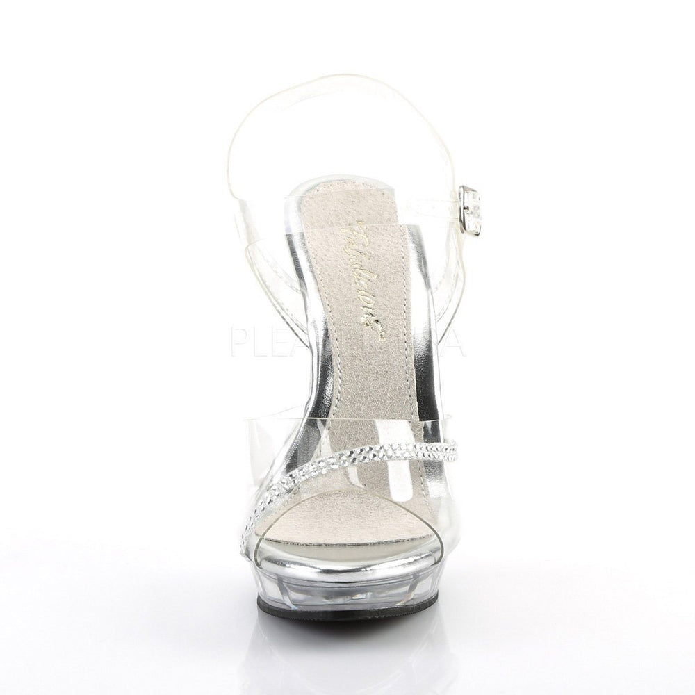 SS-LIP-108R Sandal | Clear Vinyl-Footwear-Pleaser Brand-SEXYSHOES.COM