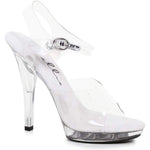 SS-M-BROOK Platform Sandal  | Clear Vinyl