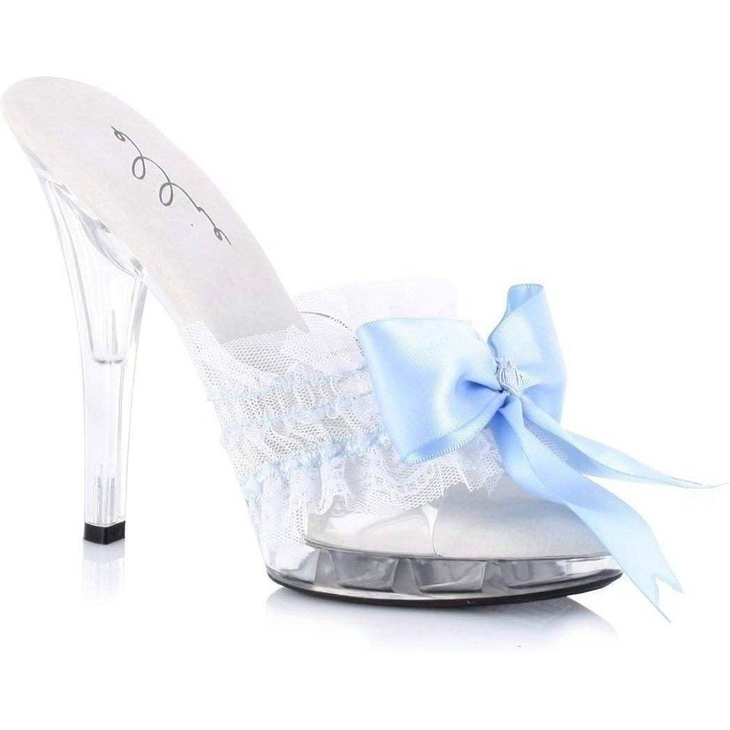 Ellie Brand SS M CUTIE Platform Slide in Blue Patent from SexyShoes.com