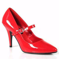 Pleaser Brand SS MARY JANE RED in Red Patent from SexyShoes.com