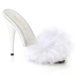 SS-POISE-501F Sandal | White Genuine Satin