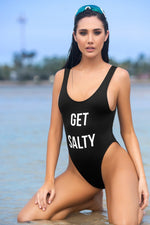 SS-Scooped Neckline One Piece