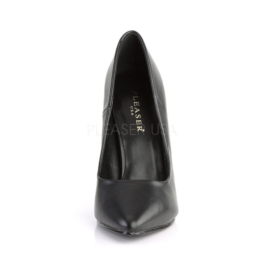 Pleaser Brand SS SEDUCE 420 Pump in Black Faux Leather