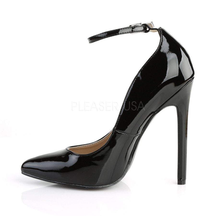 Pleaser Brand SS SEXY 23 Pump in Black Patent