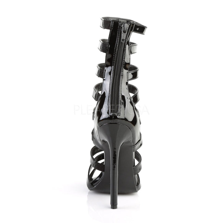 SS-SEXY-52 Sandal | Black Patent-Footwear-Pleaser Brand-Black-7-Patent-SEXYSHOES.COM