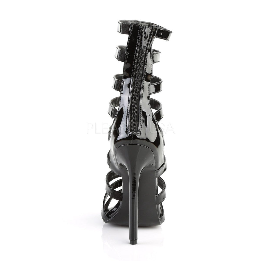 Pleaser Brand SS SEXY 52 Sandal in Black Patent