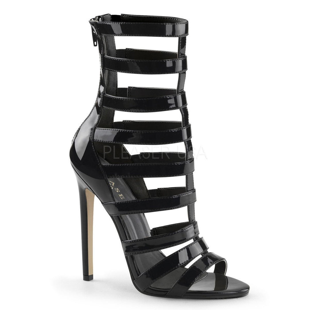 SS-SEXY-52 Sandal | Black Patent-Footwear-Pleaser Brand-Black-7-Patent-SEXYSHOES.COM