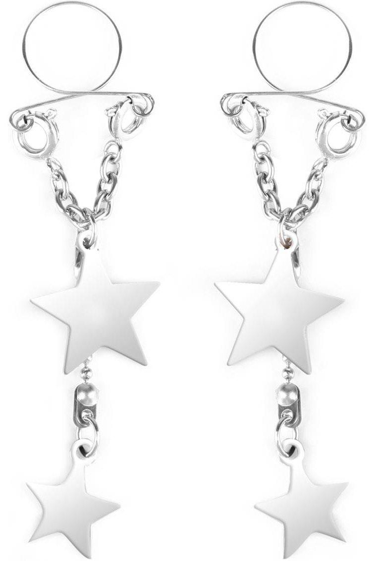 SS-Silver Star Nipple Jewelry-Accessories-Xgen Brand-Diamond-O/S-SEXYSHOES.COM