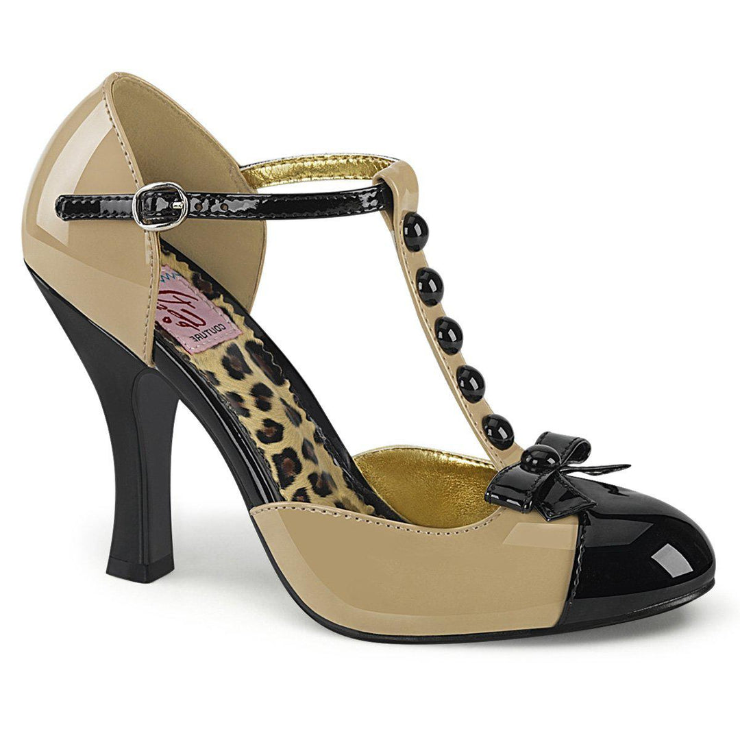 SS-SMITTEN-10 Pump | Ivory Patent-Footwear-Pleaser Brand-Ivory-11-Patent-SEXYSHOES.COM