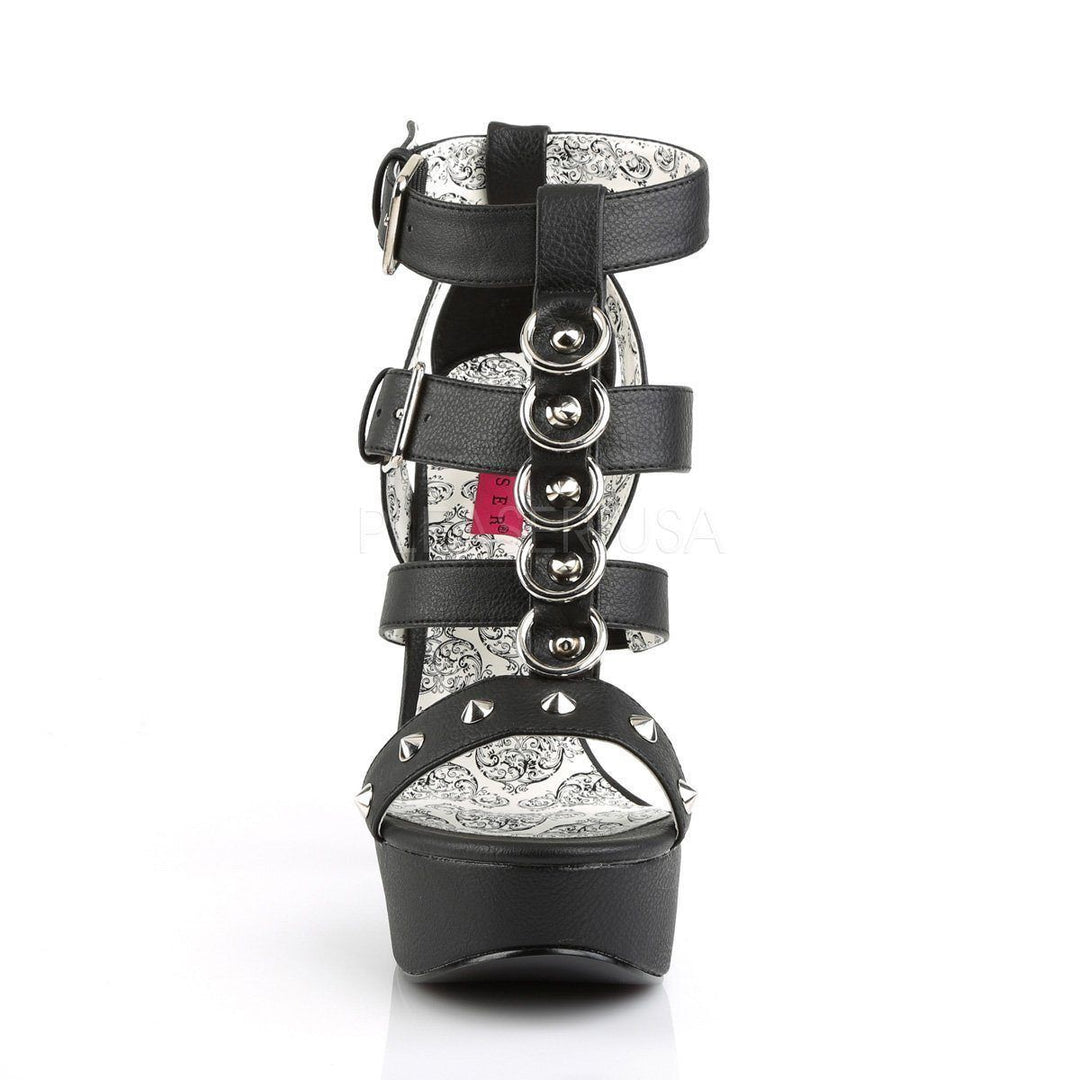 SS-TEEZE-42W Sandal | Black Faux Leather-Footwear-Pleaser Brand-Black-12-Faux Leather-SEXYSHOES.COM