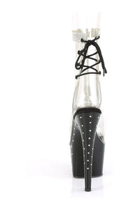 Pleaser STARDUST-1018C-2RS Exotic Ankle Boot in Clear Vinyl