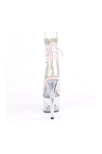 Pleaser STARDUST-1018C-2RS Exotic Ankle Boot in Clear Vinyl