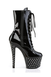 Pleaser STARDUST-1020-7 Platform Boot in Black Patent