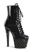 STARDUST-1020-7 Platform Boot  | Black Patent