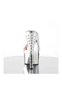 Pleaser STARDUST-701 Platform Slide in Clear Vinyl