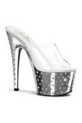 STARDUST-701 Platform Slide  | Clear Vinyl