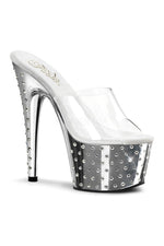 STARDUST-701 Platform Slide  | Clear Vinyl