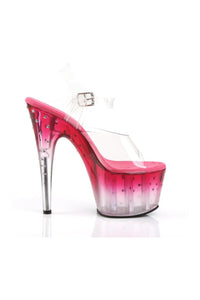 Pleaser STARDUST-708T Sandal in Clear Vinyl